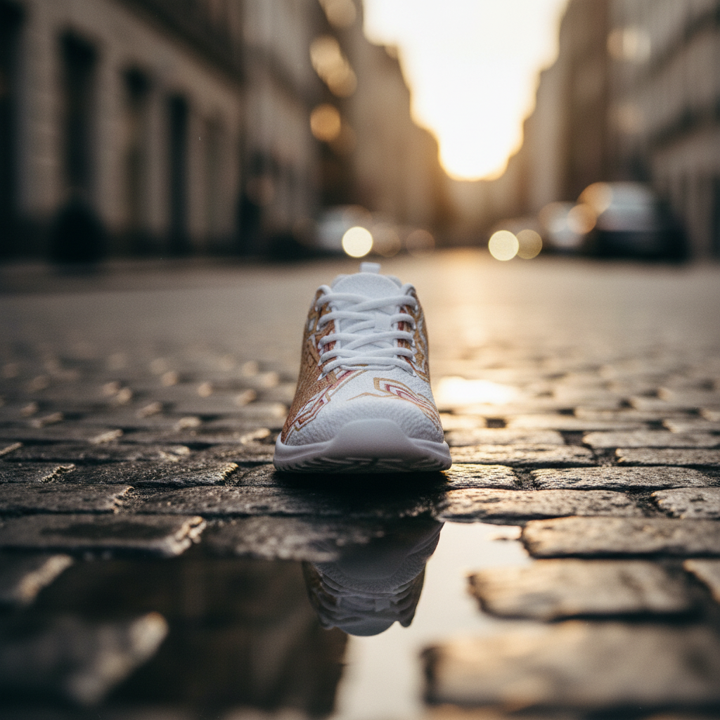 Lyon Style Zapatillas - Ángulo bajo